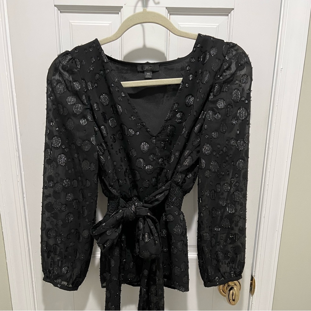 J Crew wrap top